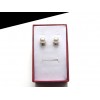 Cercei clips aurii cu perla de 0.5 cm